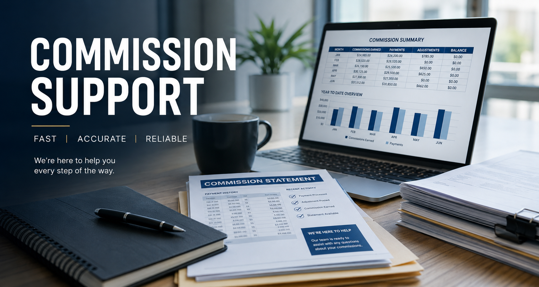 Commission Support - Advantage Plus Insurance Portal