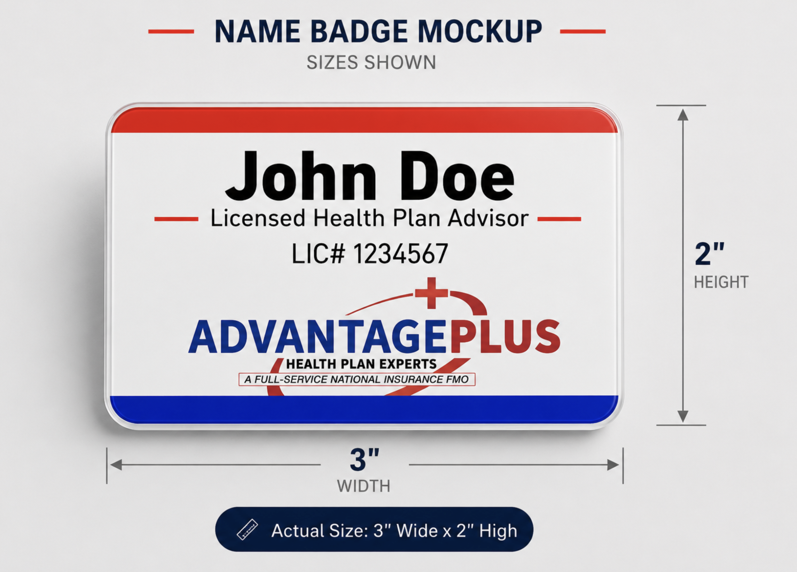 Large Name Tag